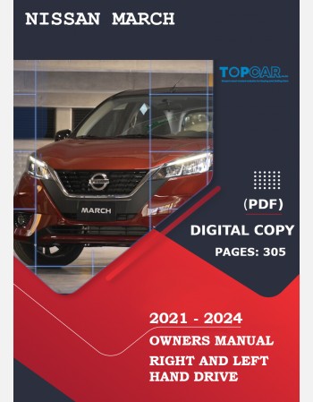 nissan march 2021 2022 2023 2024 owners manual